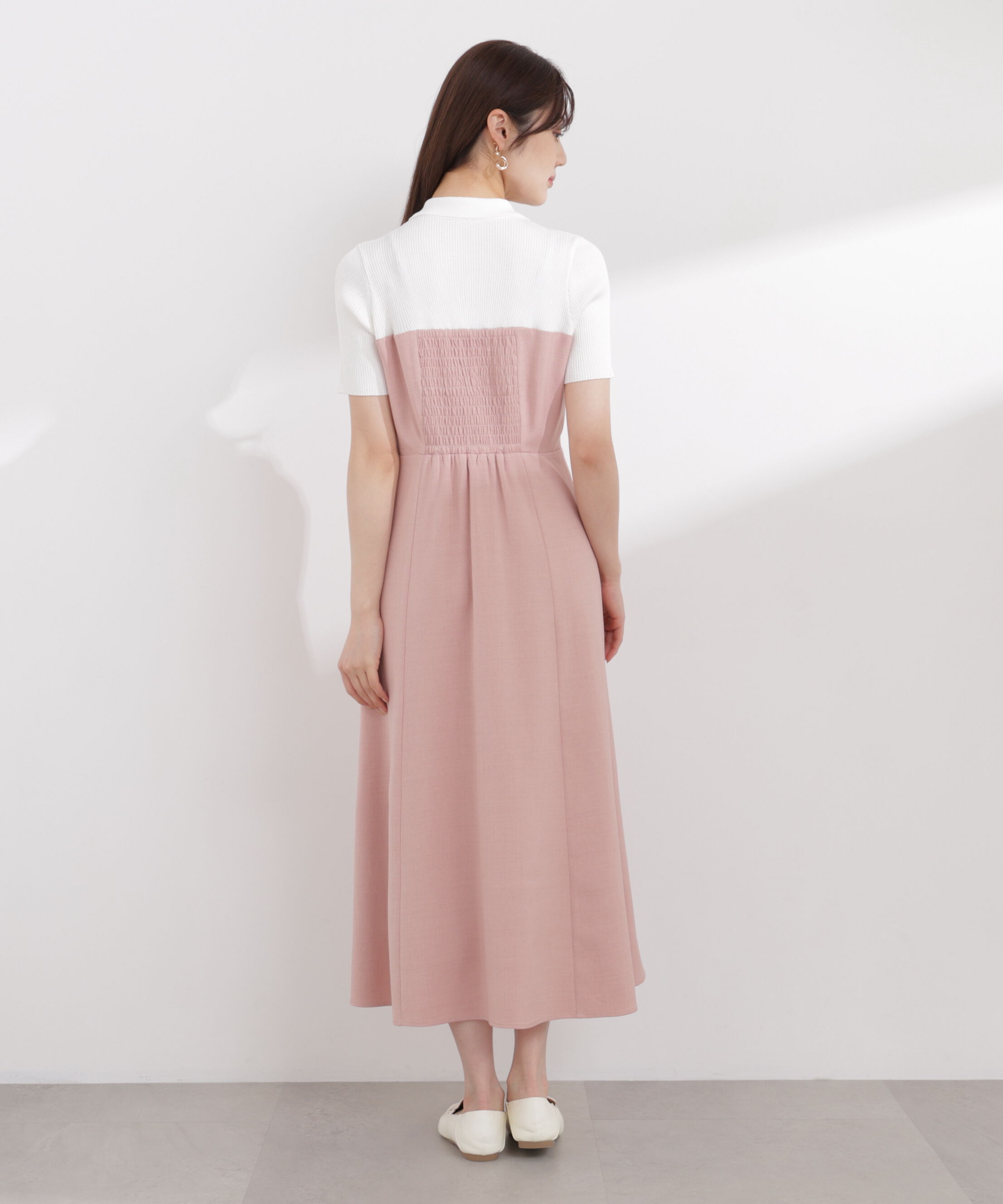 PROPORTION BODY DRESSING「ポロカラードッキングワンピース 26SS」|ワンピース|