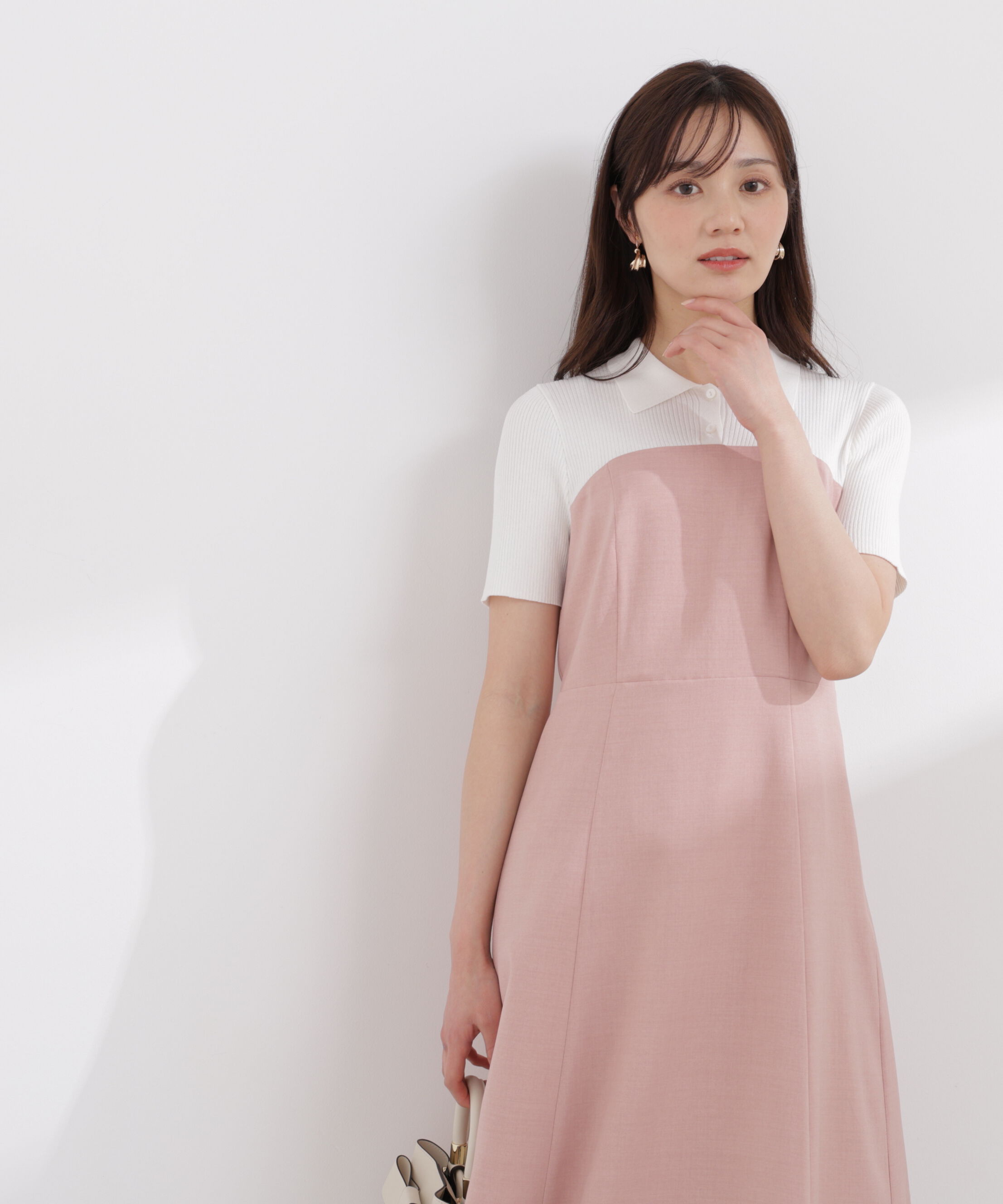 PROPORTION BODY DRESSING「ポロカラードッキングワンピース 26SS」|ワンピース|