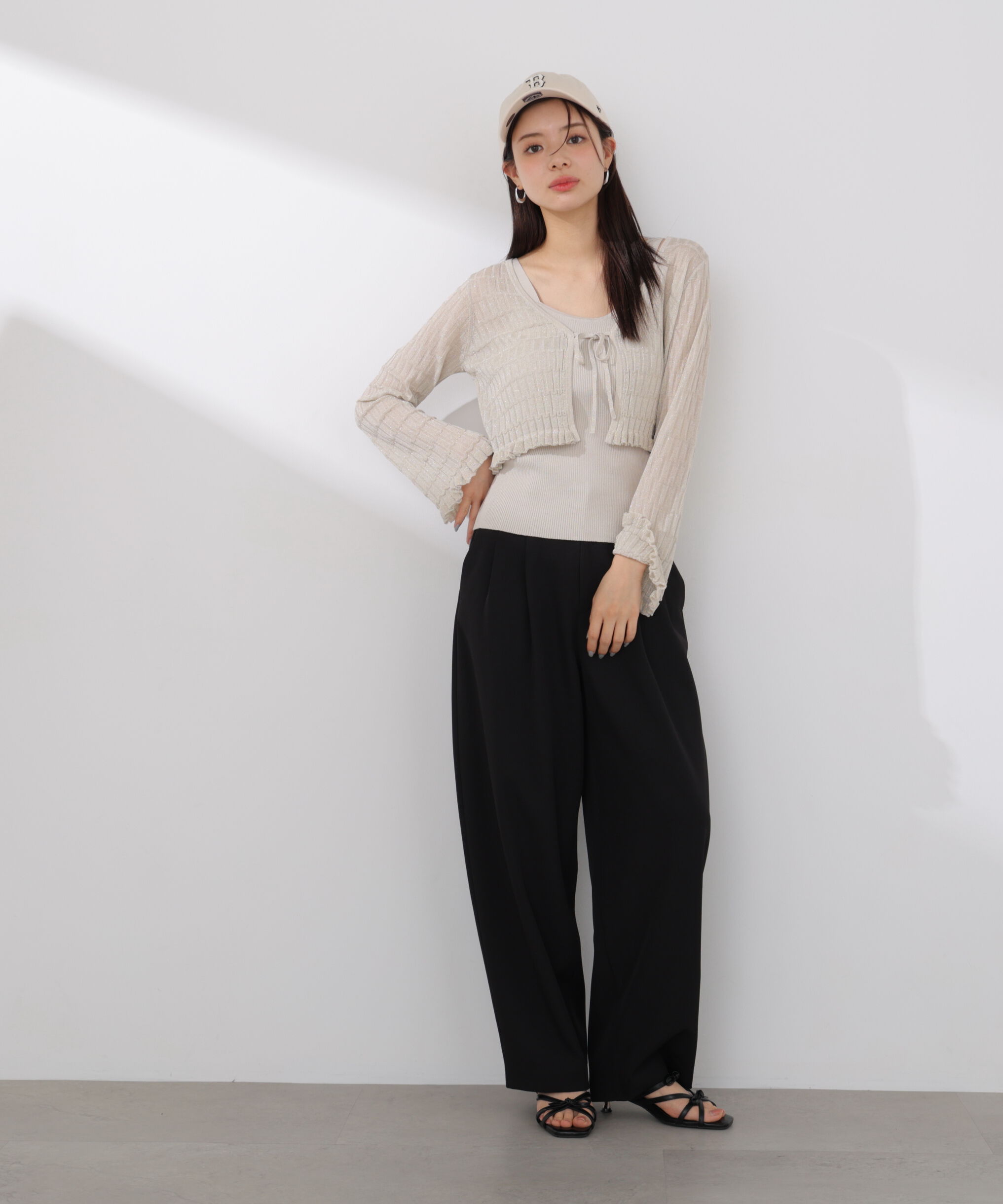 PROPORTION BODY DRESSING「〈a/mie〉バレルパンツ 26SS」|その他|ブラック