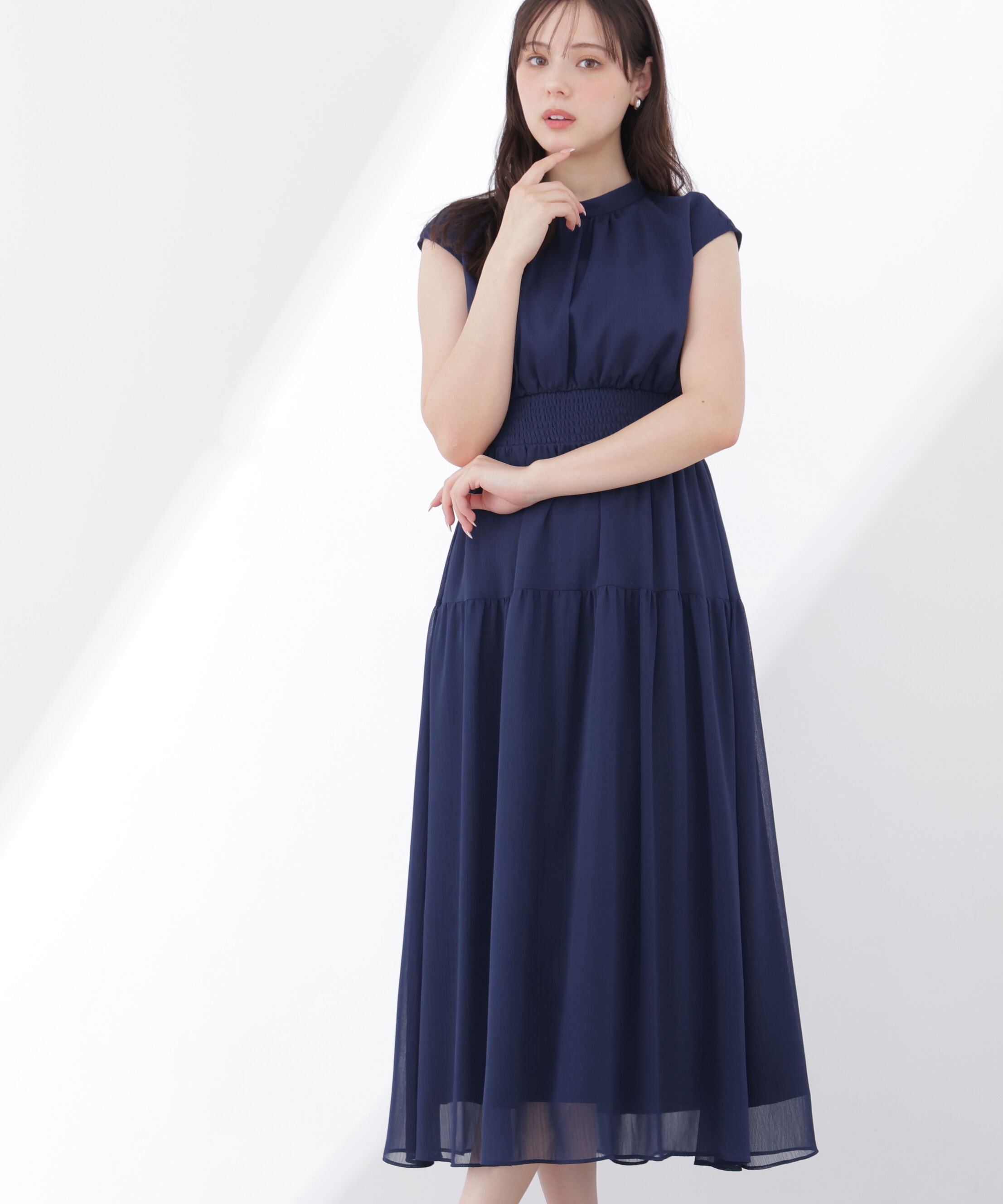 PROPORTION BODY DRESSING「ウエストシャーリングワンピース」|ワンピース|