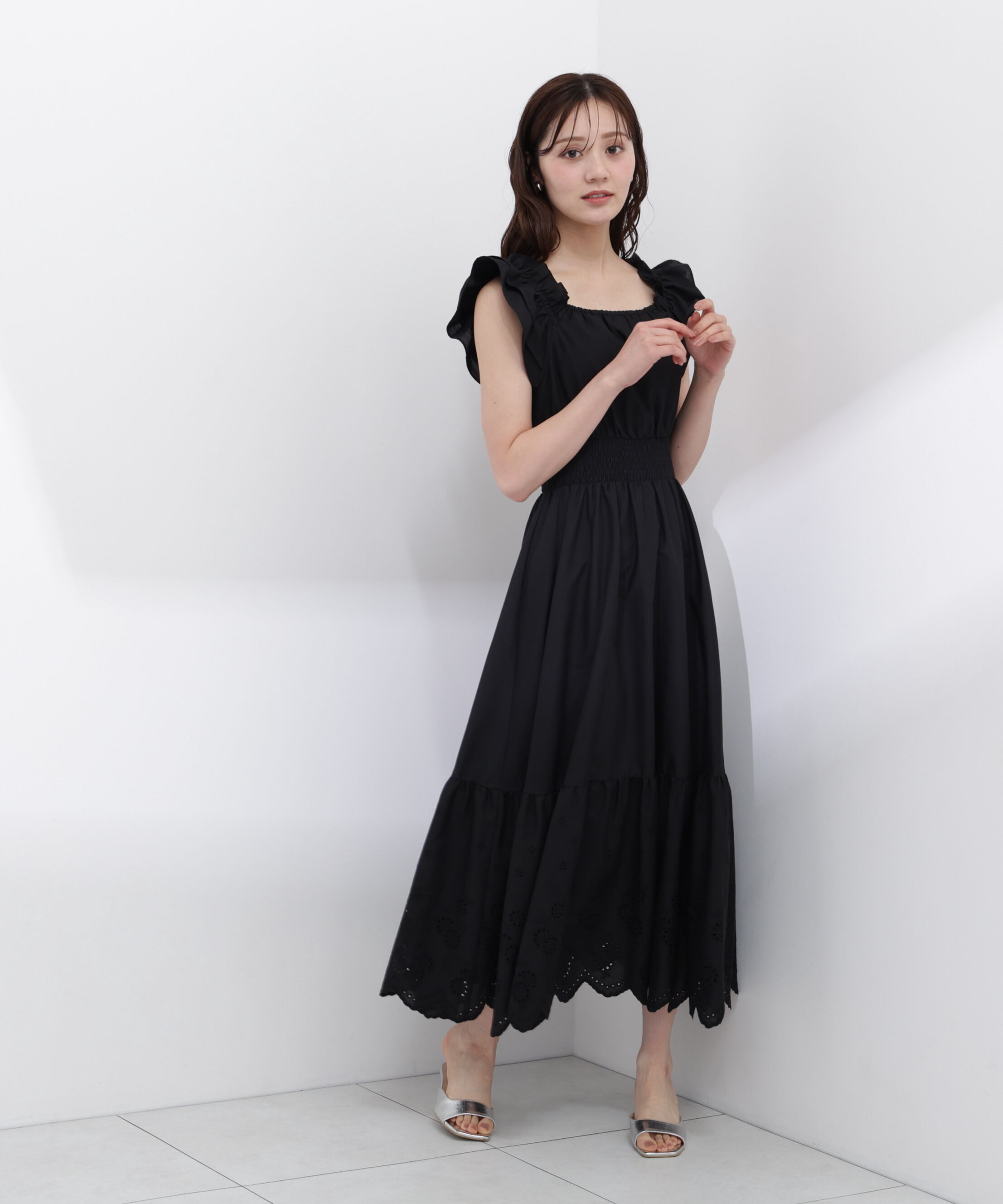 PROPORTION BODY DRESSING「〈EDIT COLOGNE〉コットンエンブロイダリーワンピース」|ワンピース|