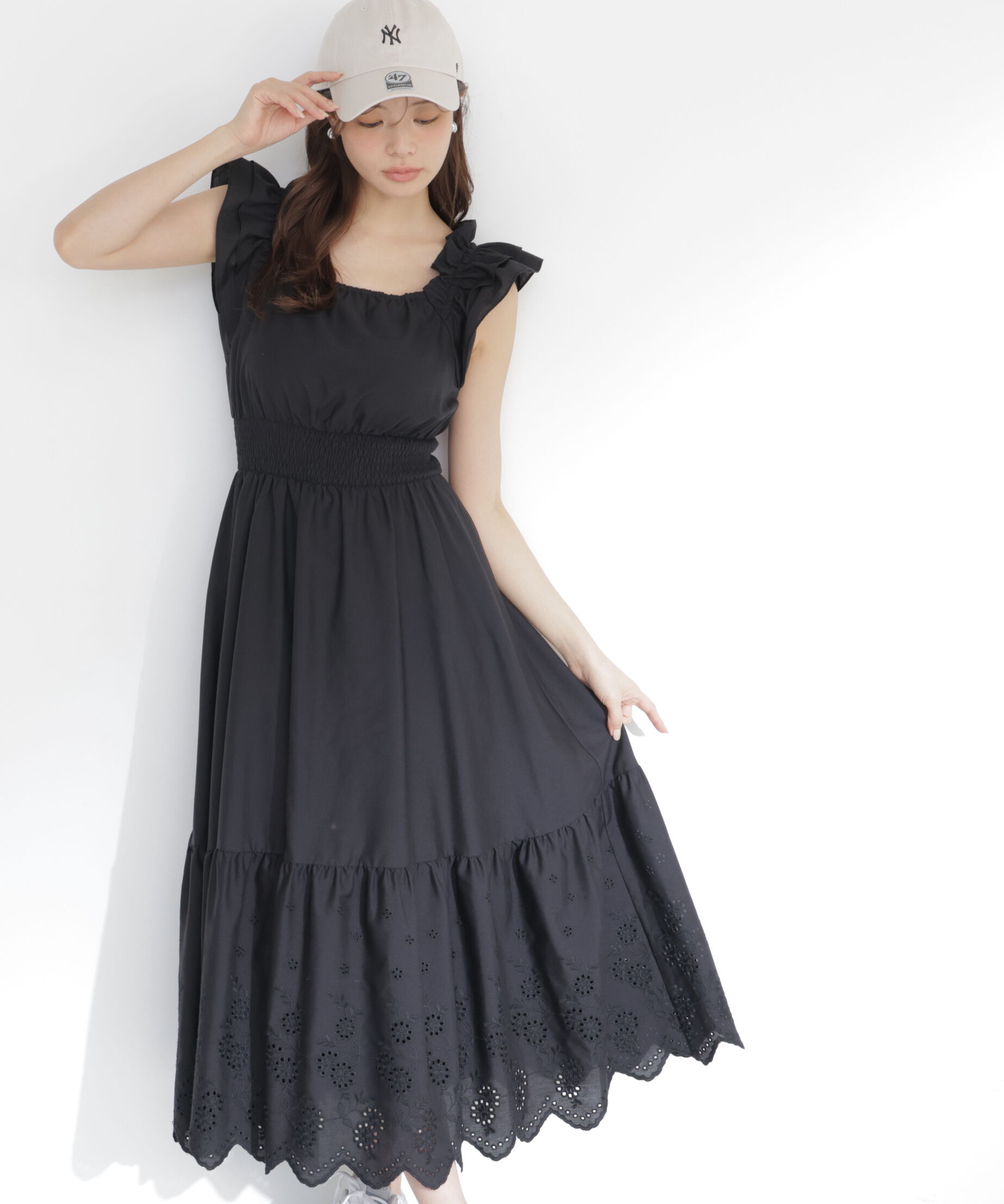 PROPORTION BODY DRESSING「〈EDIT COLOGNE〉コットンエンブロイダリーワンピース」|ワンピース|