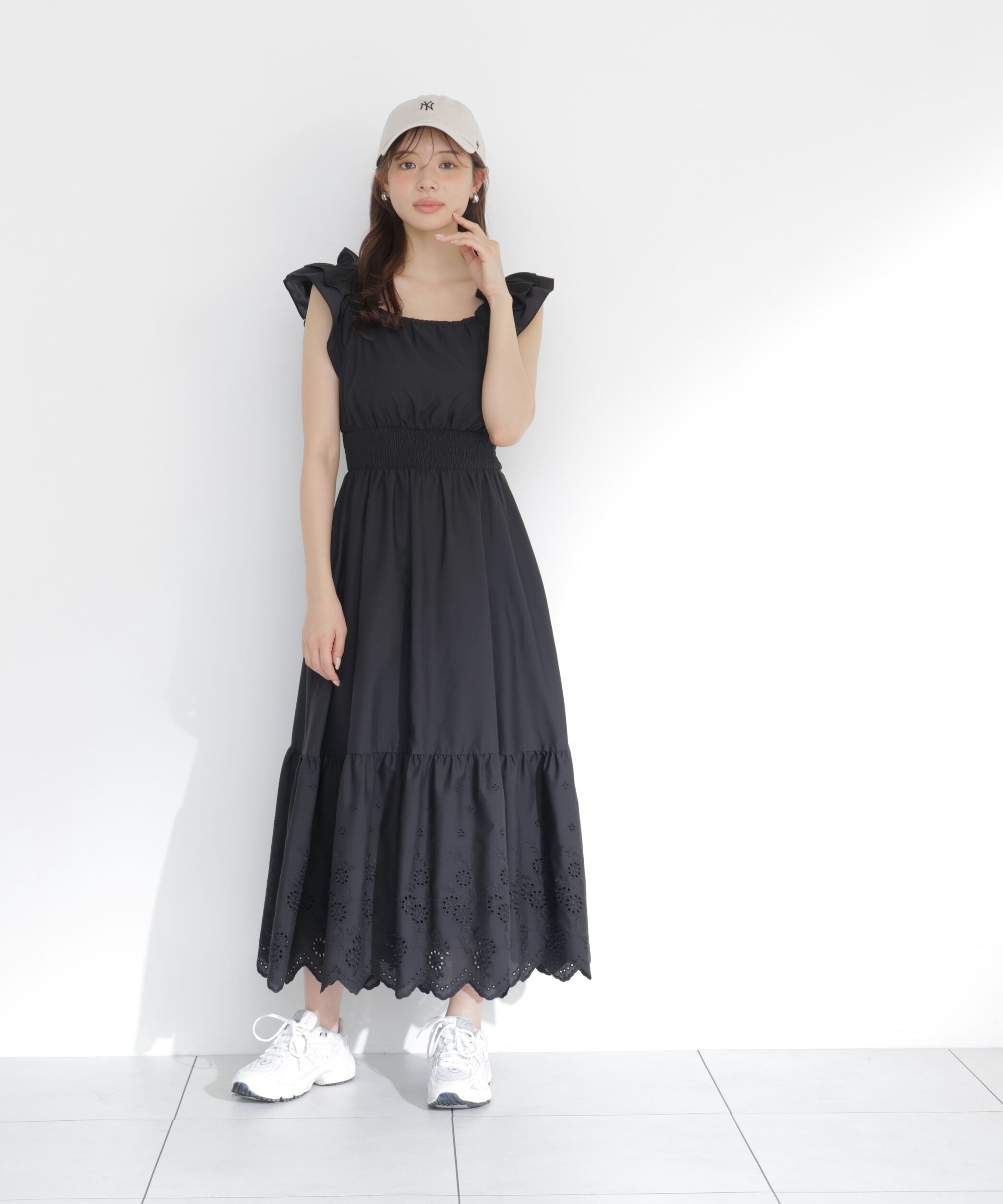 PROPORTION BODY DRESSING「〈EDIT COLOGNE〉コットンエンブロイダリーワンピース」|ワンピース|