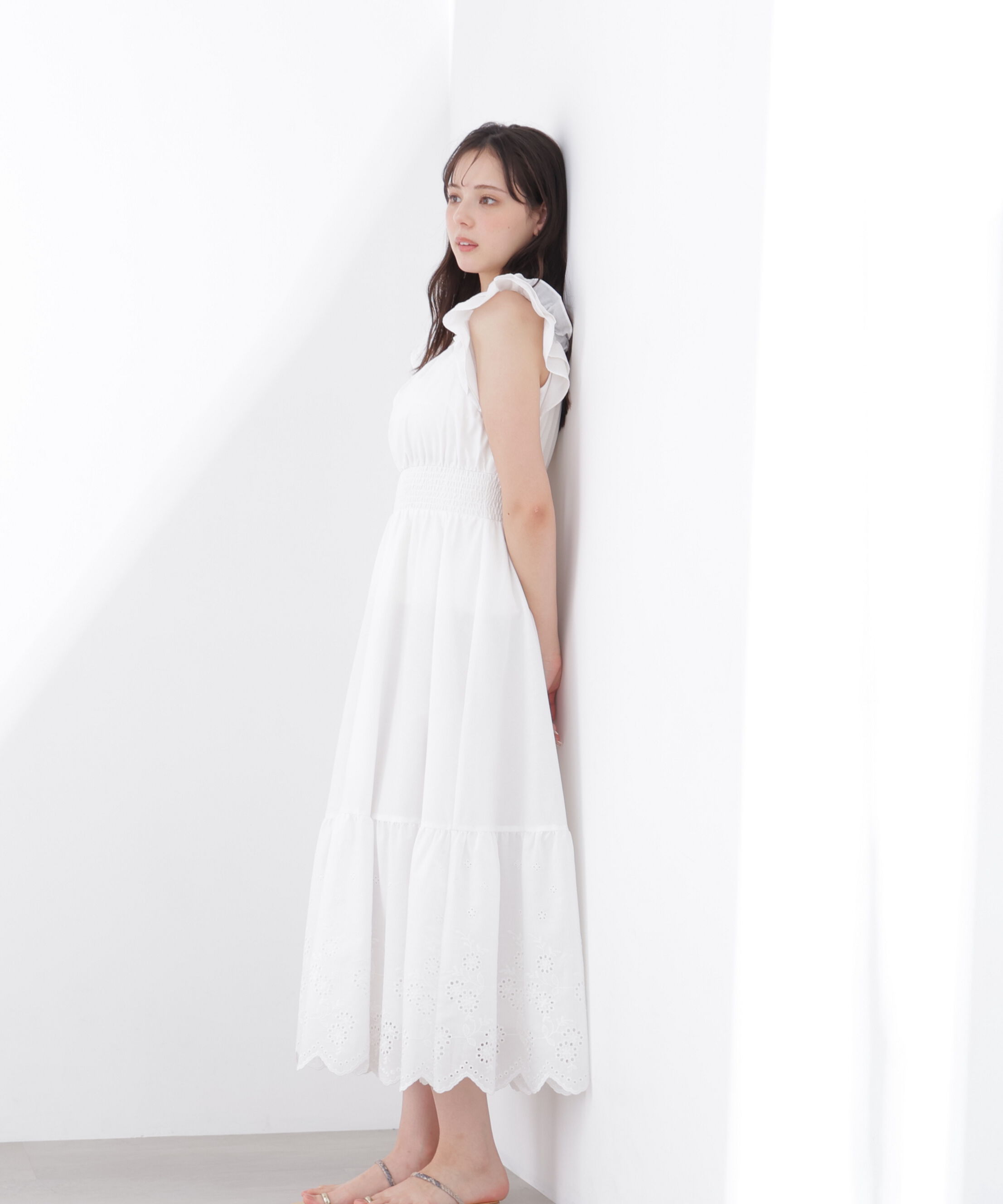 PROPORTION BODY DRESSING「〈EDIT COLOGNE〉コットンエンブロイダリーワンピース」|ワンピース|