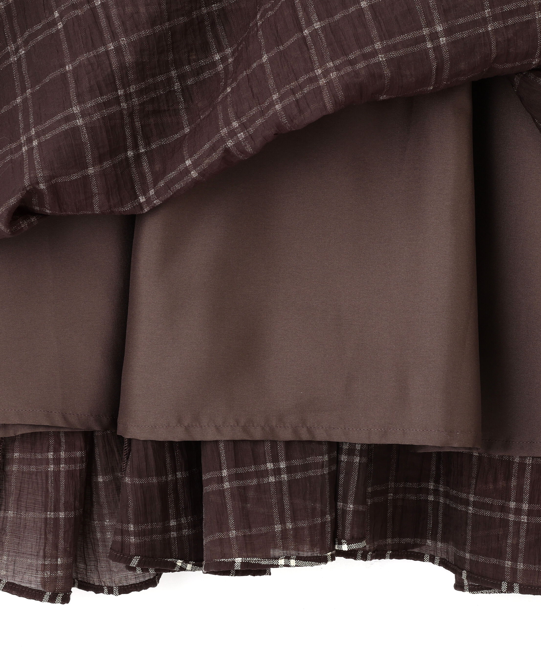 PROPORTION BODY DRESSING「シアーチェックオフショルワンピース26SS」|ワンピース|