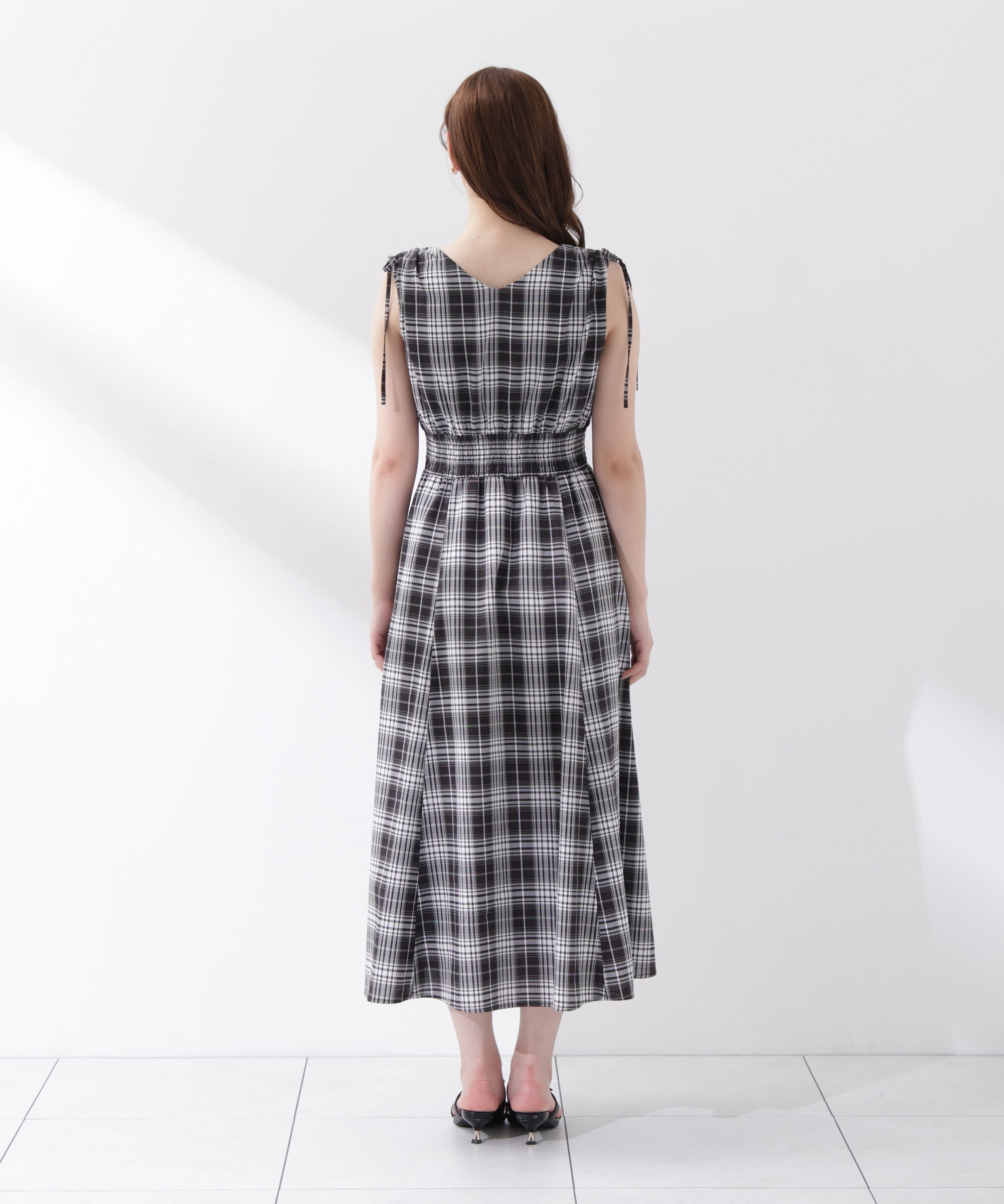 PROPORTION BODY DRESSING「＜中川紅葉さん着用＞ショルダーリボンギャザーワンピース」|ワンピース|