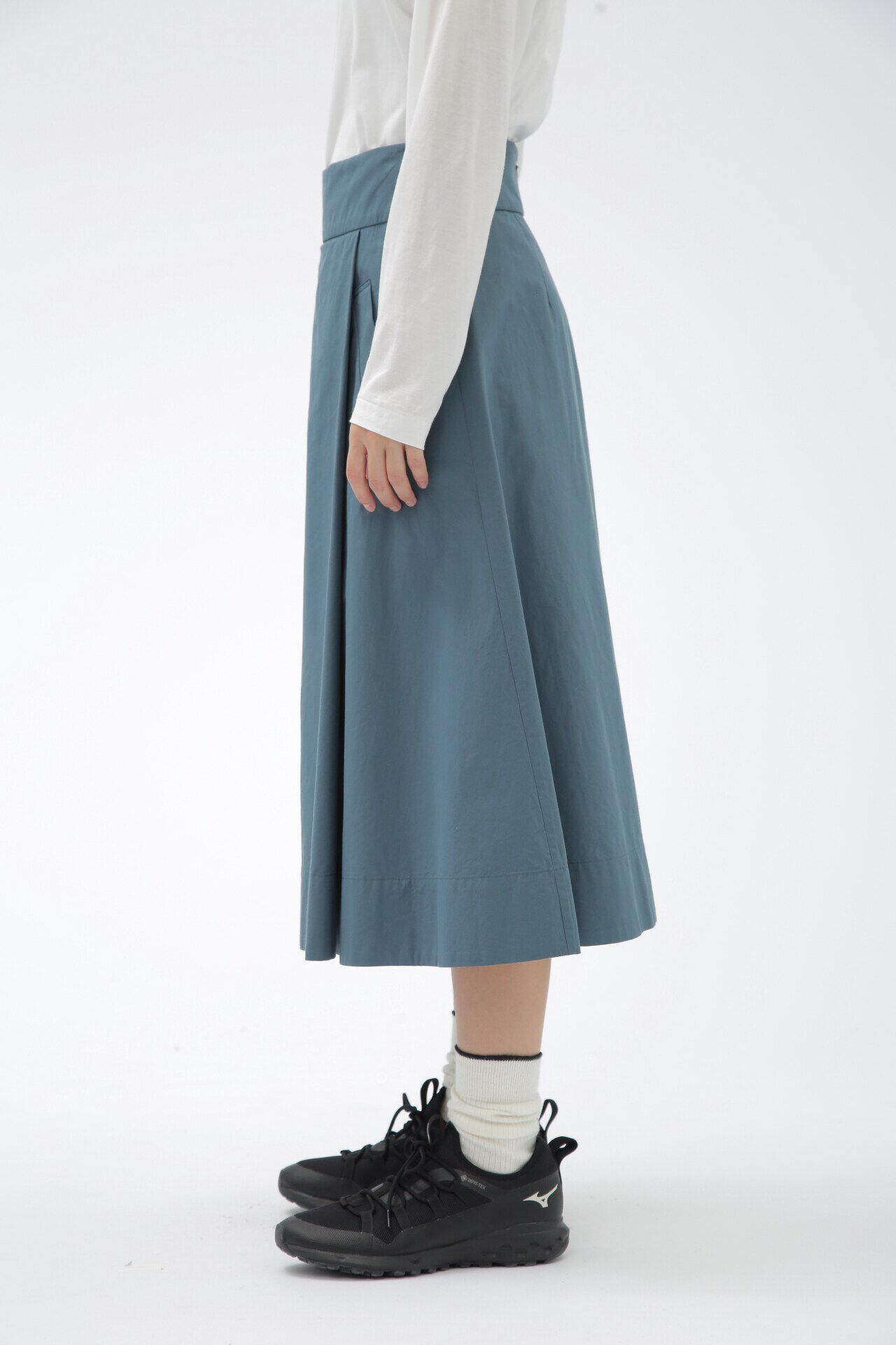  「HIGHDENSE COTTON SILK」|スカート|