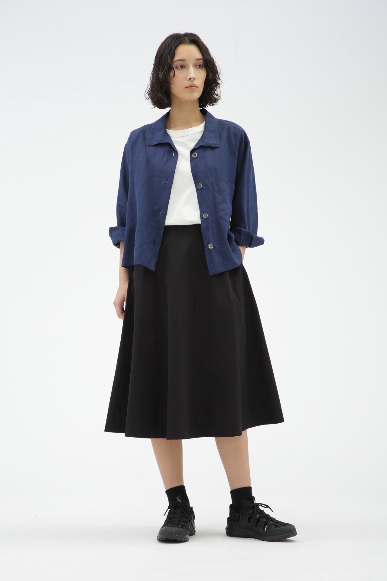  「SOFT COMPACT COTTON」|スカート|