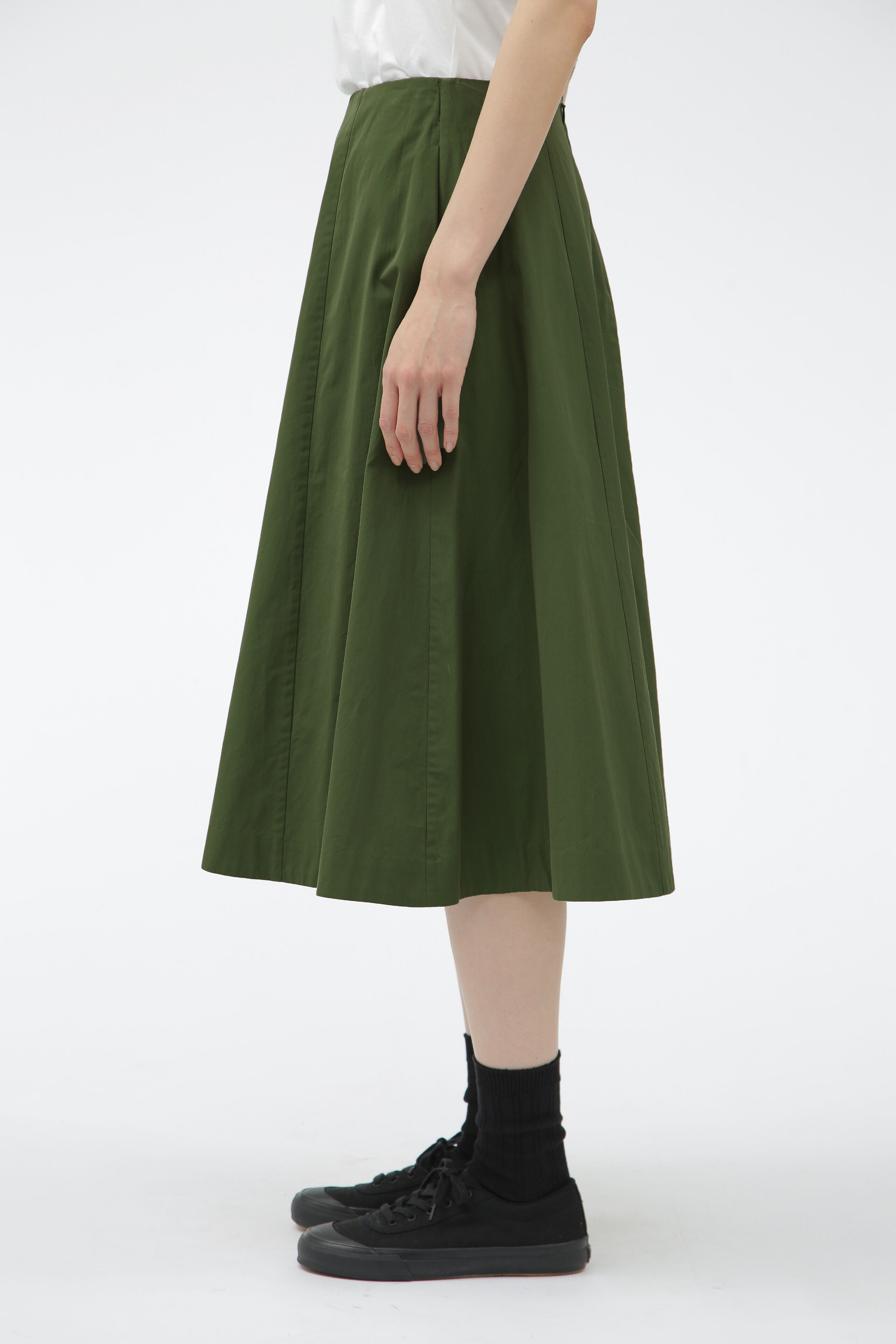  「SOFT COMPACT COTTON」|スカート|