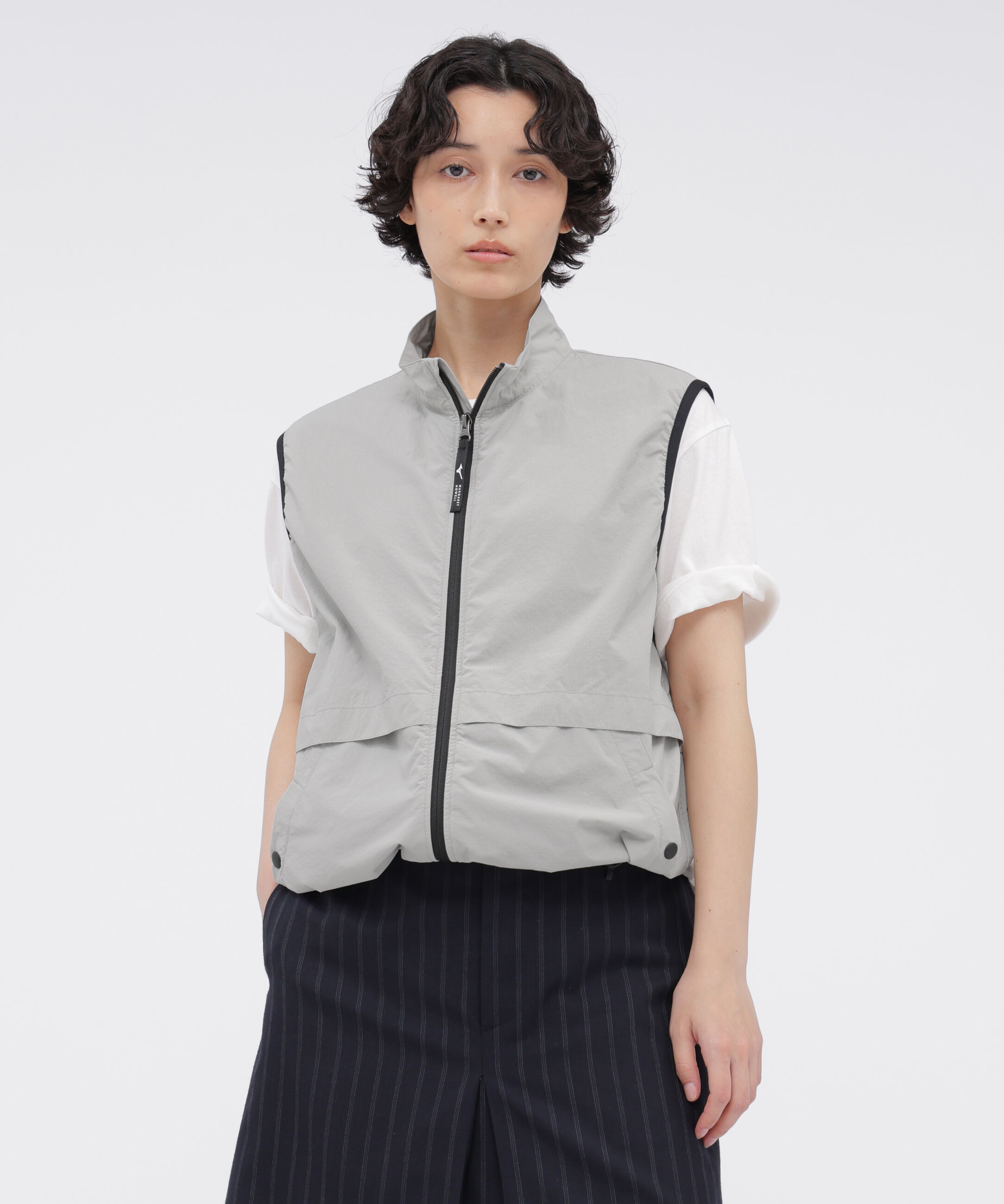  「RECYCLED NYLON LIGHTWEIGHT RIP STOP BLOUSON/#REF!」|その他|LIGHT GREY1
