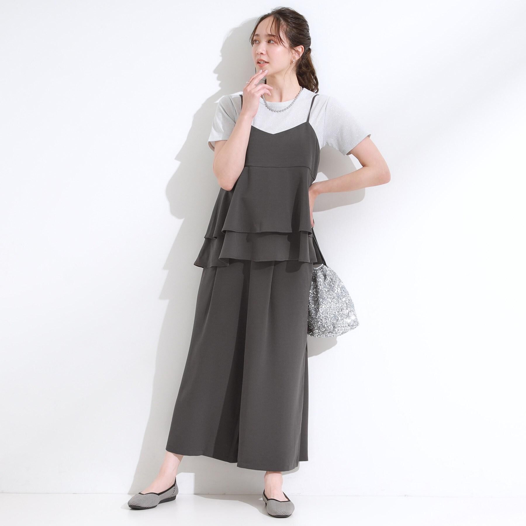 SHOO･LA･RUE「【セットアップ可/ひんやり】下半身カバーにも タックスカーチョ」|その他|