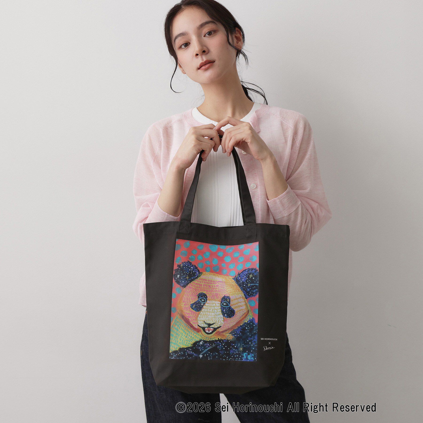 Dessin「Sei Horinouchi&times;Dessinトートバッグ」|トートバッグ|チャコールグレー(0