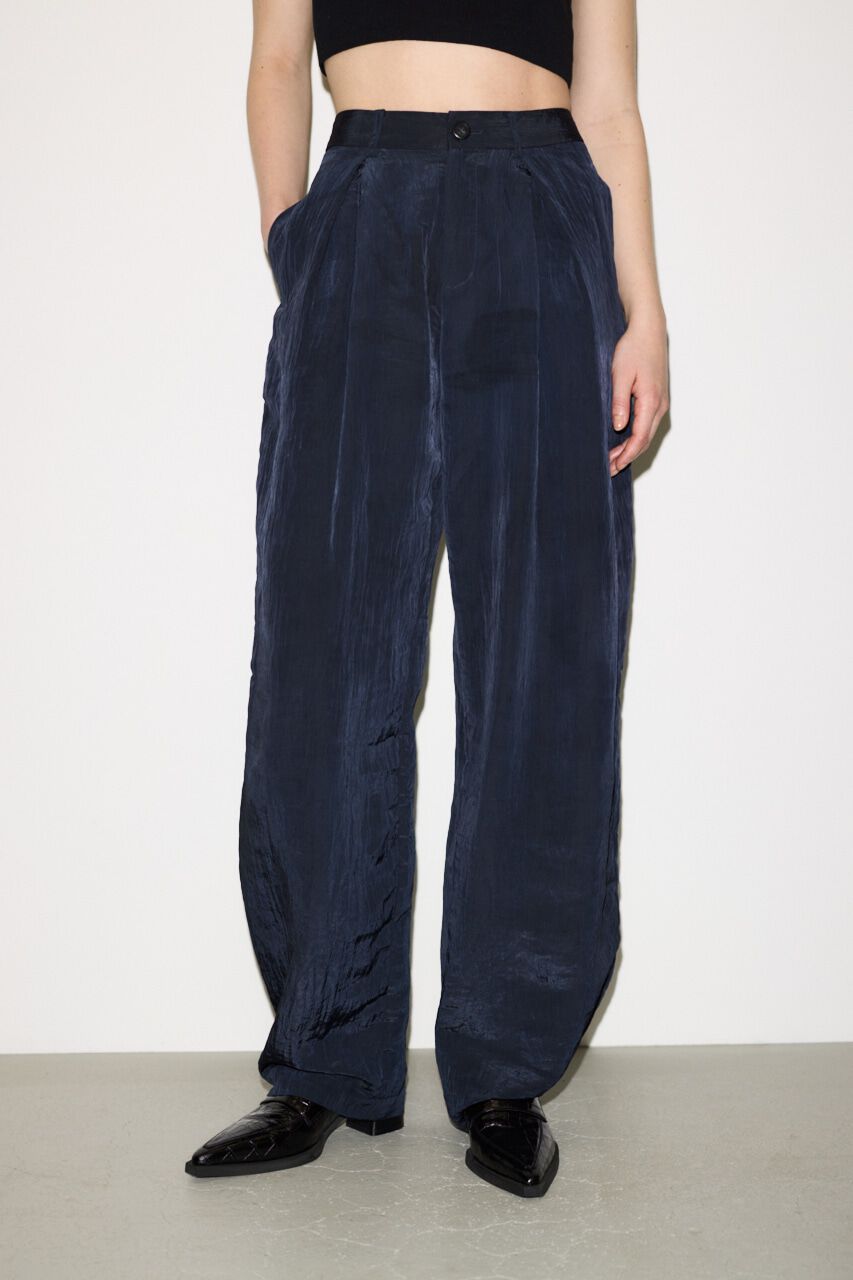 SLY「WRINKLE FINISH TUCKED パンツ」|その他|L/BLK1