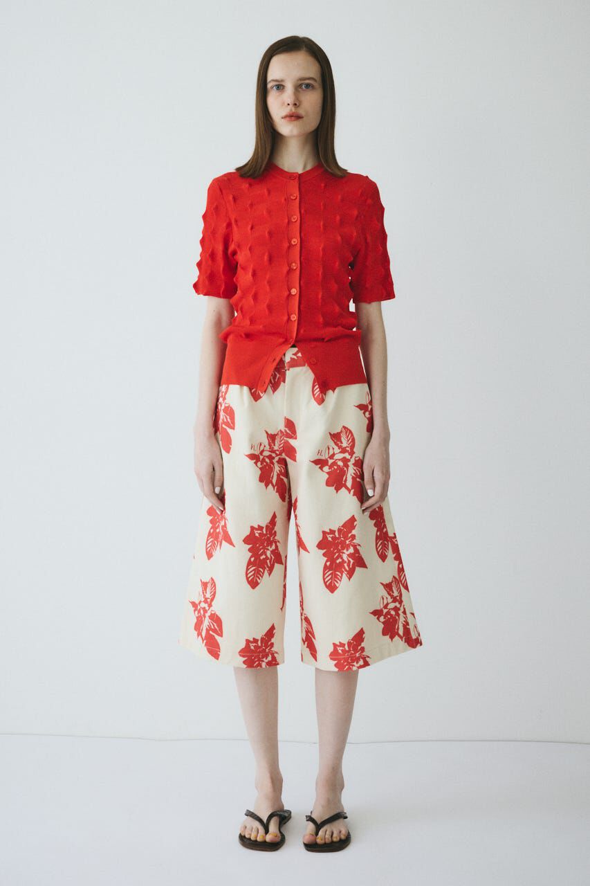 HeRIN.CYE「Loose wide half pants」|その他|RED