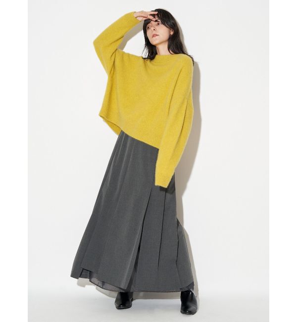 ELENDEEK「FOX WOOL ASYMMETRY KT」|ニット・セーター|