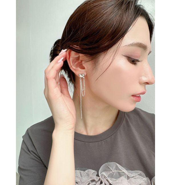 RESEXXY「ハートチェーンピアス」|ピアス|