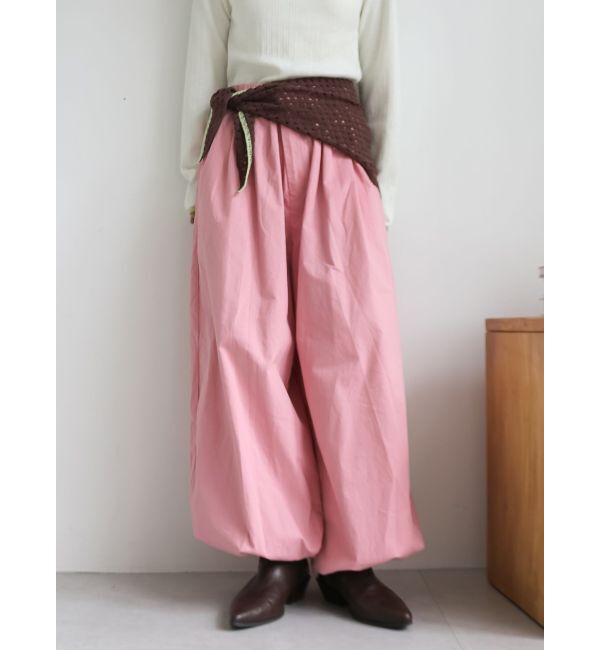 Ungrid「バレルレッグタックパンツ」|その他|