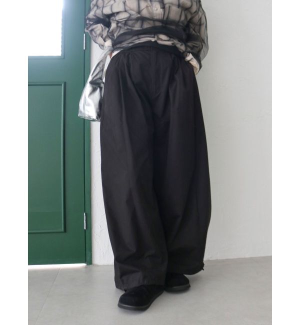 Ungrid「バレルレッグタックパンツ」|その他|