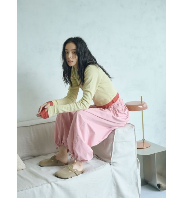 Ungrid「バレルレッグタックパンツ」|その他|