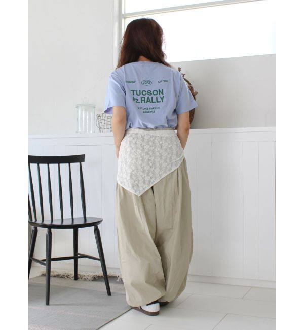Ungrid「バレルレッグタックパンツ」|その他|