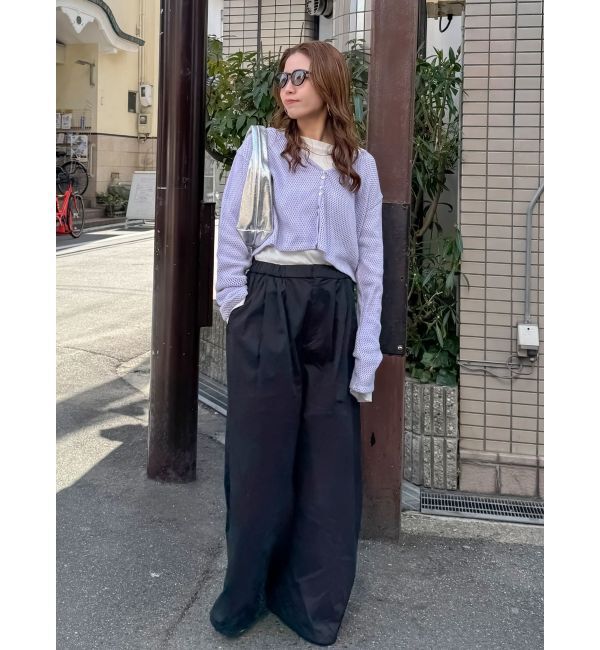 Ungrid「バレルレッグタックパンツ」|その他|