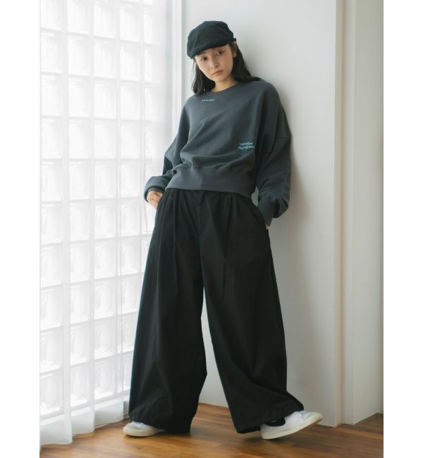 Ungrid「バレルレッグタックパンツ」|その他|