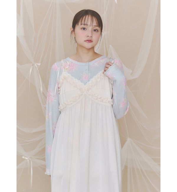 merry jenny「bouquetワッフルトップス」|Tシャツ・カットソー|