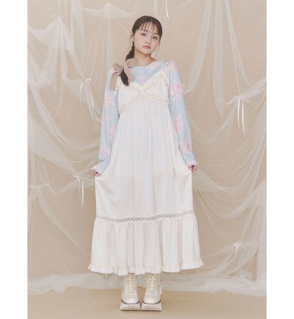 merry jenny「bouquetワッフルトップス」|Tシャツ・カットソー|