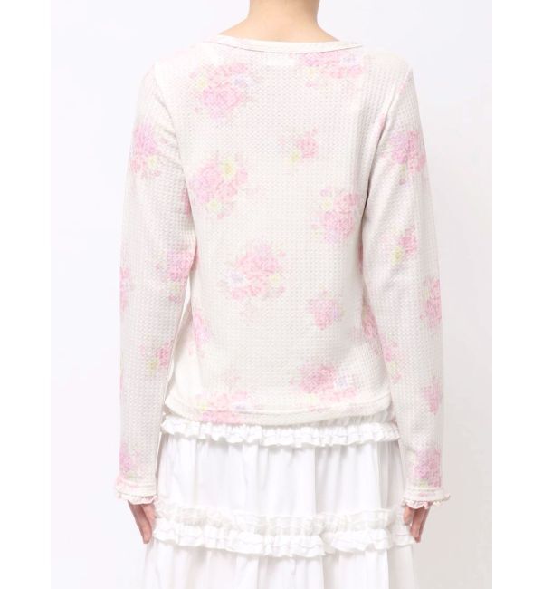 merry jenny「bouquetワッフルトップス」|Tシャツ・カットソー|