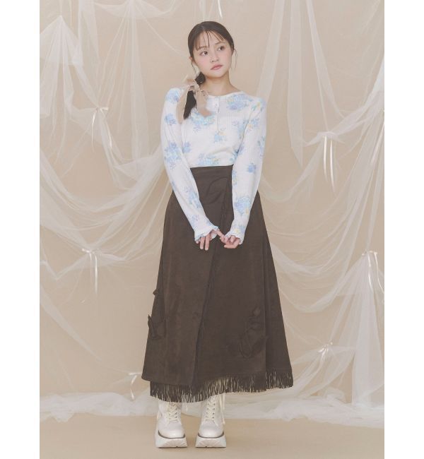 merry jenny「bouquetワッフルトップス」|Tシャツ・カットソー|