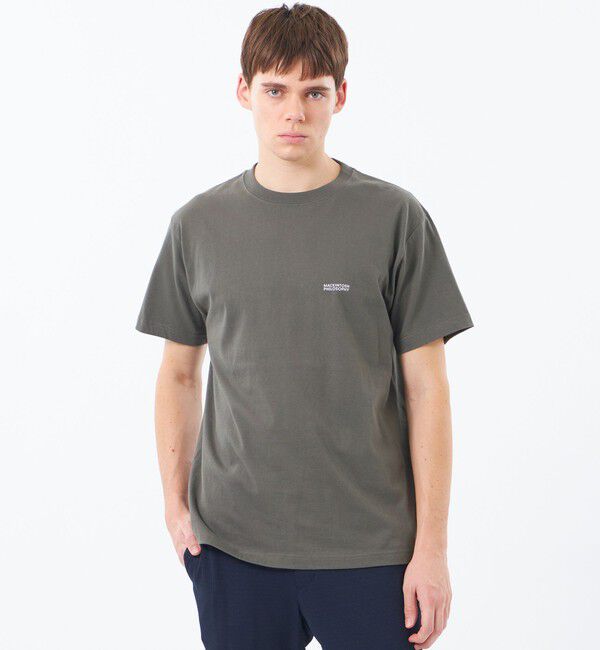 MACKINTOSH PHILOSOPHY「【WEB&一部店舗限定】5.6oz クルーネックロゴTシャツ」|Tシャツ・カットソー|チャコールグレー