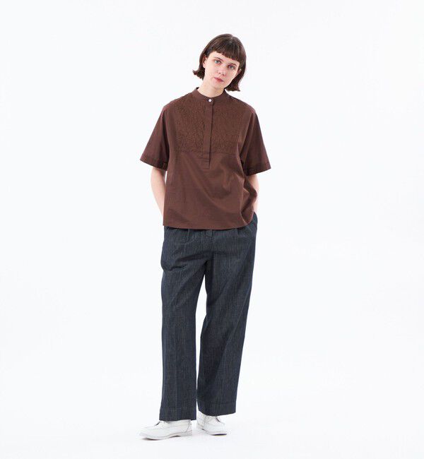MACKINTOSH PHILOSOPHY「＜CRANWELL SHIRTS＞フラワーレース」|シャツ・ブラウス|