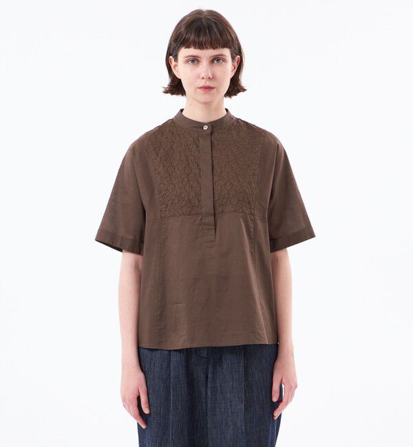 MACKINTOSH PHILOSOPHY「＜CRANWELL SHIRTS＞フラワーレース」|シャツ・ブラウス|