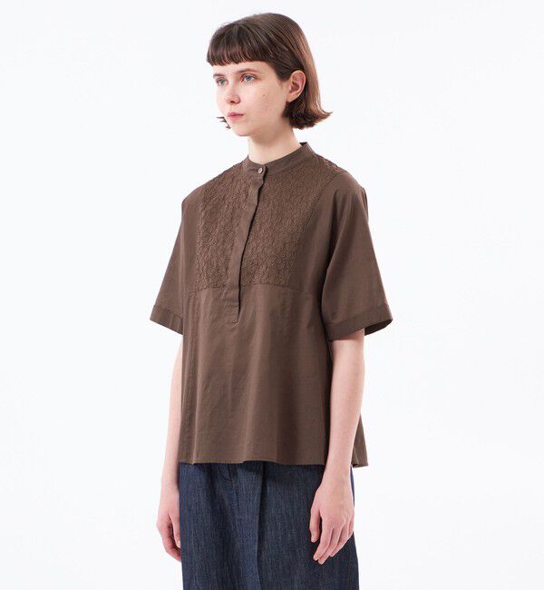 MACKINTOSH PHILOSOPHY「＜CRANWELL SHIRTS＞フラワーレース」|シャツ・ブラウス|