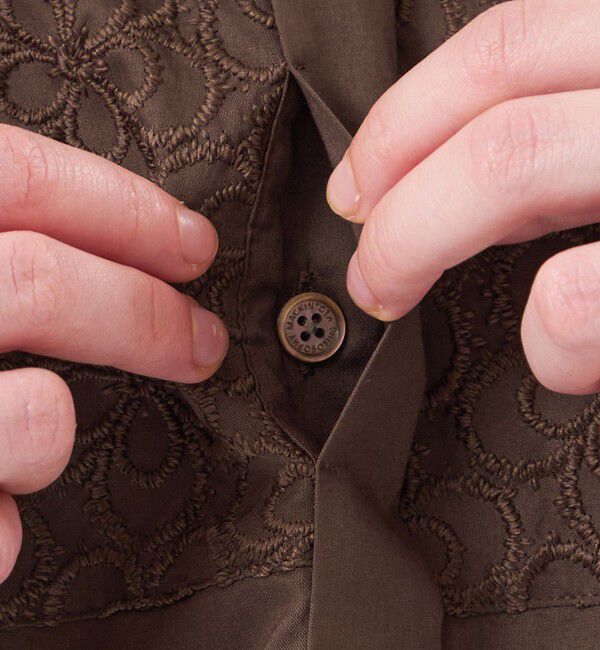 MACKINTOSH PHILOSOPHY「＜CRANWELL SHIRTS＞フラワーレース」|シャツ・ブラウス|