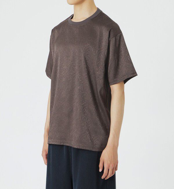  「サテンジャガードTシャツ」|Tシャツ・カットソー|