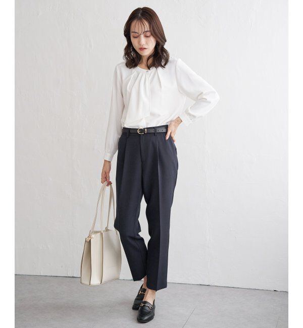 IKKA LOUNGE「ウォッシャブルテーパードパンツ」|その他|