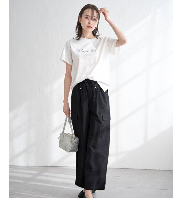 ikka「【雑誌InRed5月号掲載】ロゴフォトプリントTシャツ」|Tシャツ・カットソー|