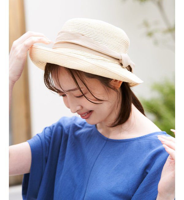 ikka「雑材ソフトブリムアップハット」|その他|