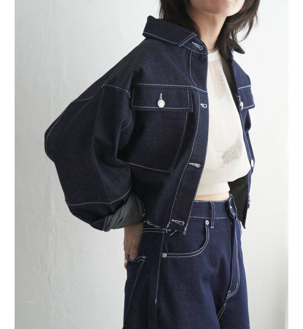 VENCE share style「リジットデニムショートジャケット」|その他|