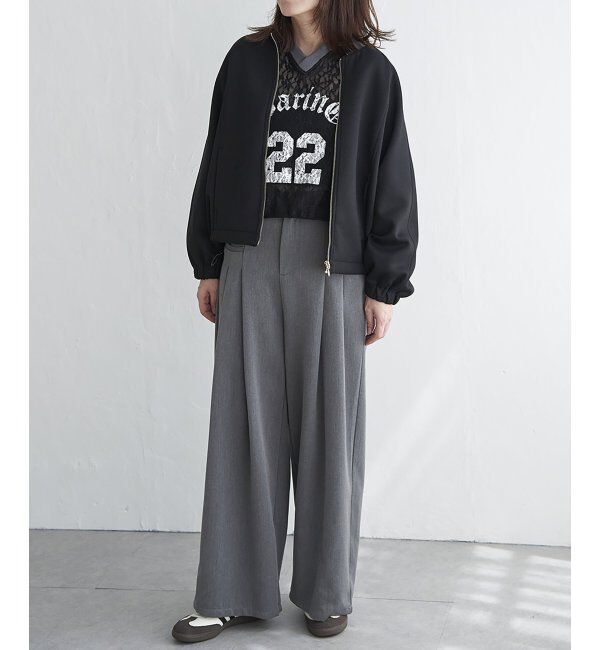 VENCE share style「ダンボールポンチノーカラージャケット」|その他|