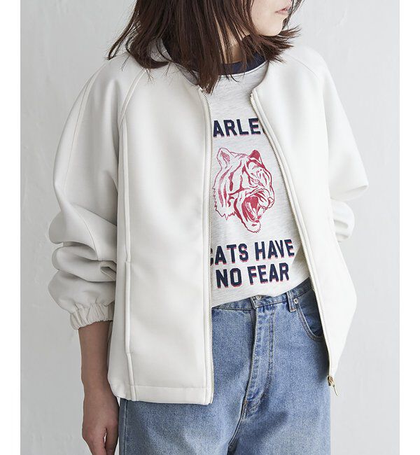VENCE share style「ダンボールポンチノーカラージャケット」|その他|