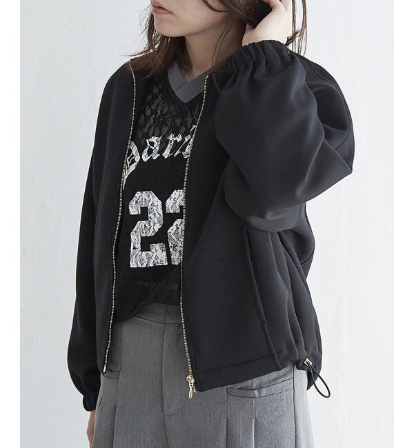 VENCE share style「ダンボールポンチノーカラージャケット」|その他|