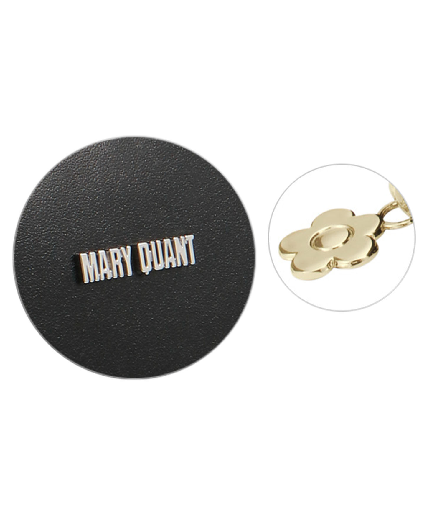 MARY QUANT「デュアルサイドデイジー ラウンドポーチ」|ポーチ|