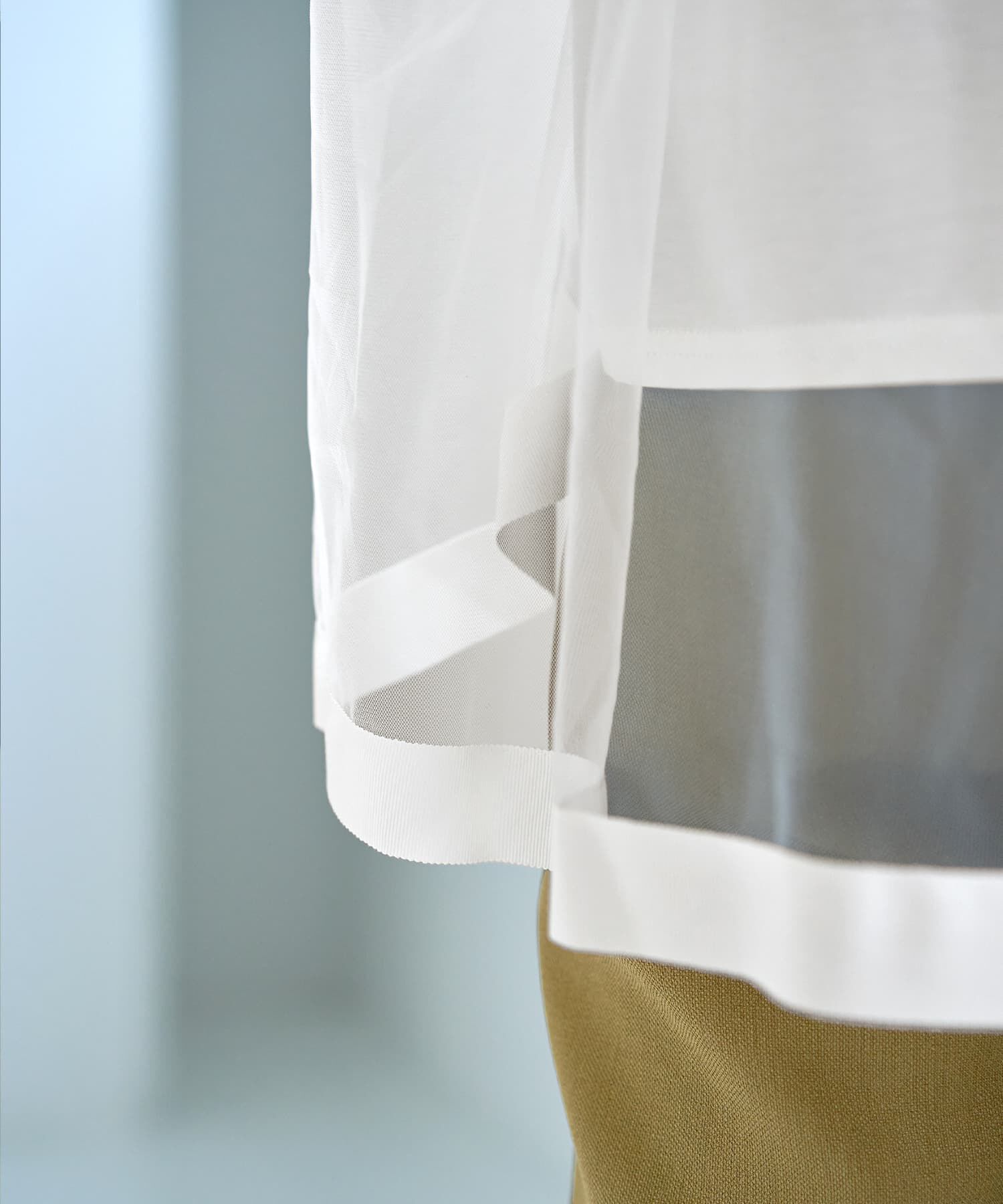 STYLE DELI「【Made in JAPAN】背面チュールカットソートップス」|Tシャツ・カットソー|