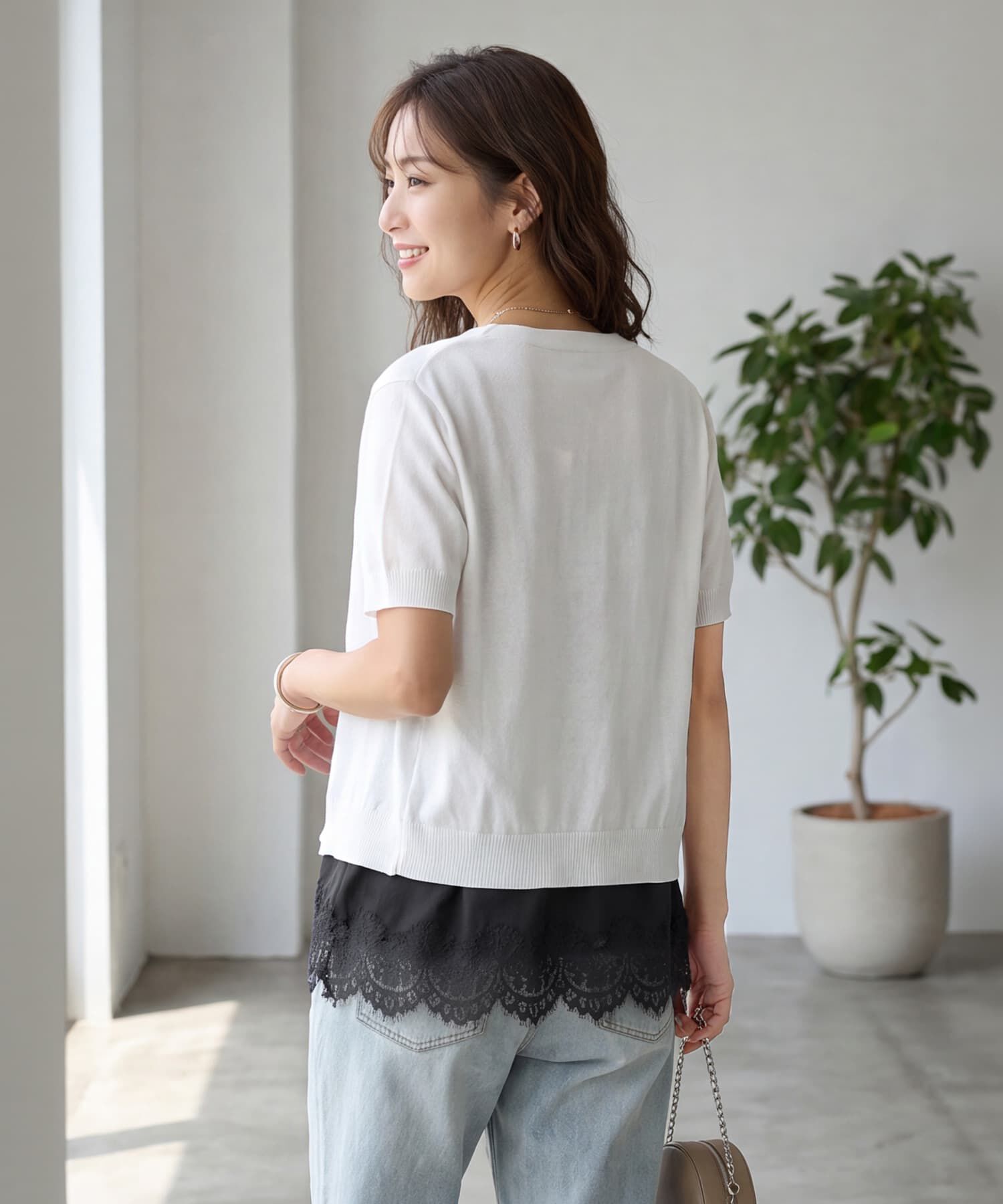 STYLE DELI「【selection】裾から出せるレースタンクトップ」|タンクトップ|