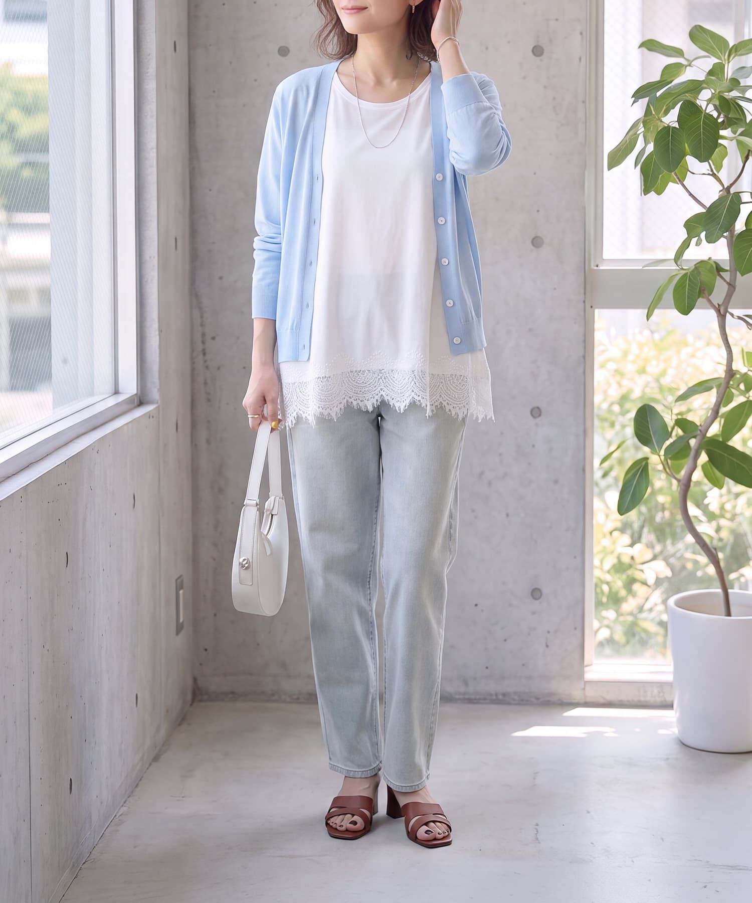 STYLE DELI「【selection】裾から出せるレースタンクトップ」|タンクトップ|