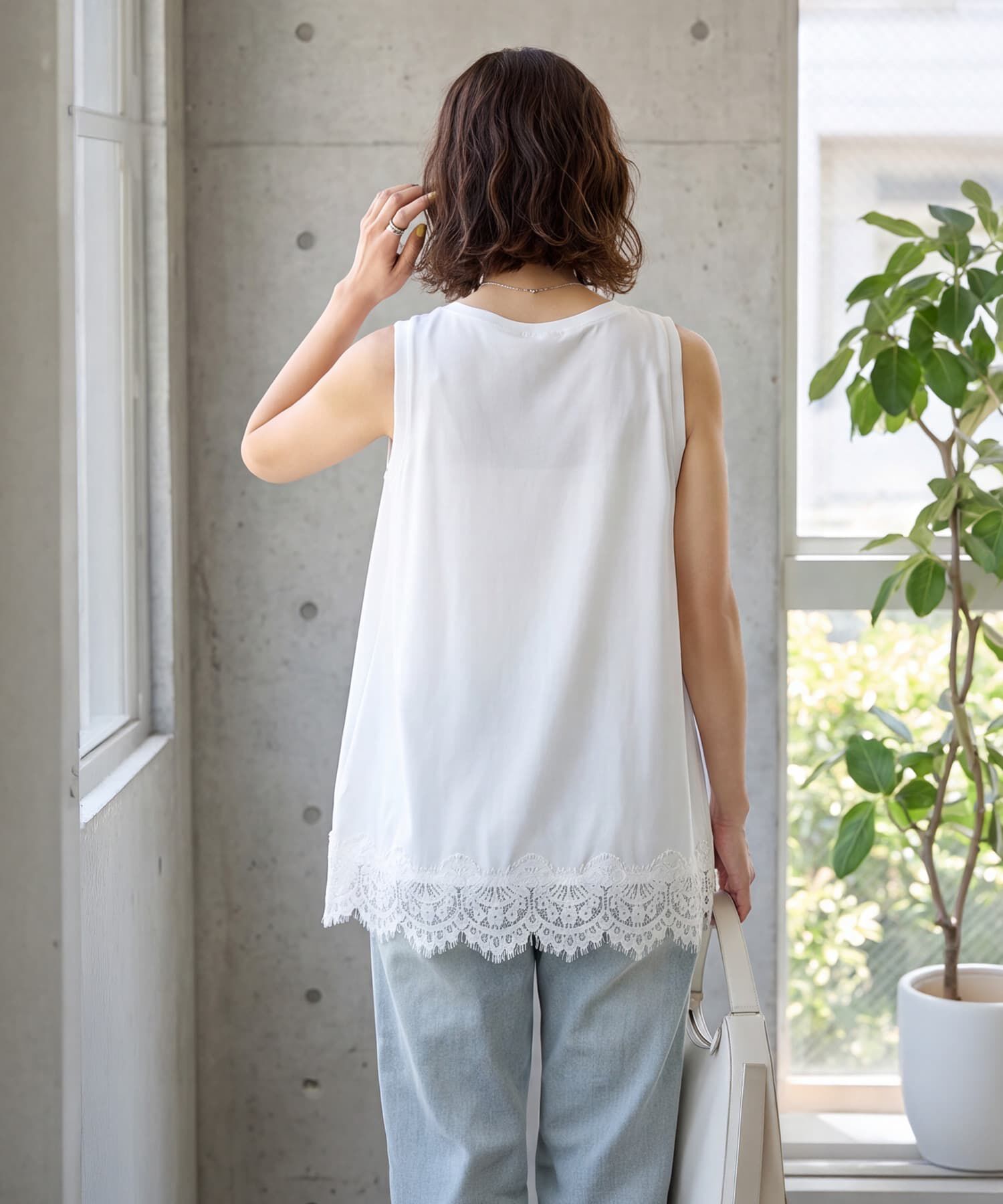STYLE DELI「【selection】裾から出せるレースタンクトップ」|タンクトップ|