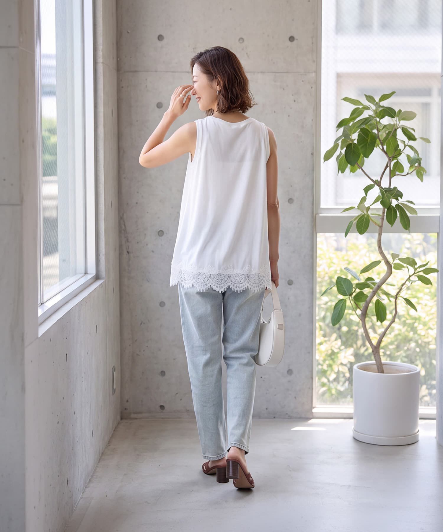 STYLE DELI「【selection】裾から出せるレースタンクトップ」|タンクトップ|