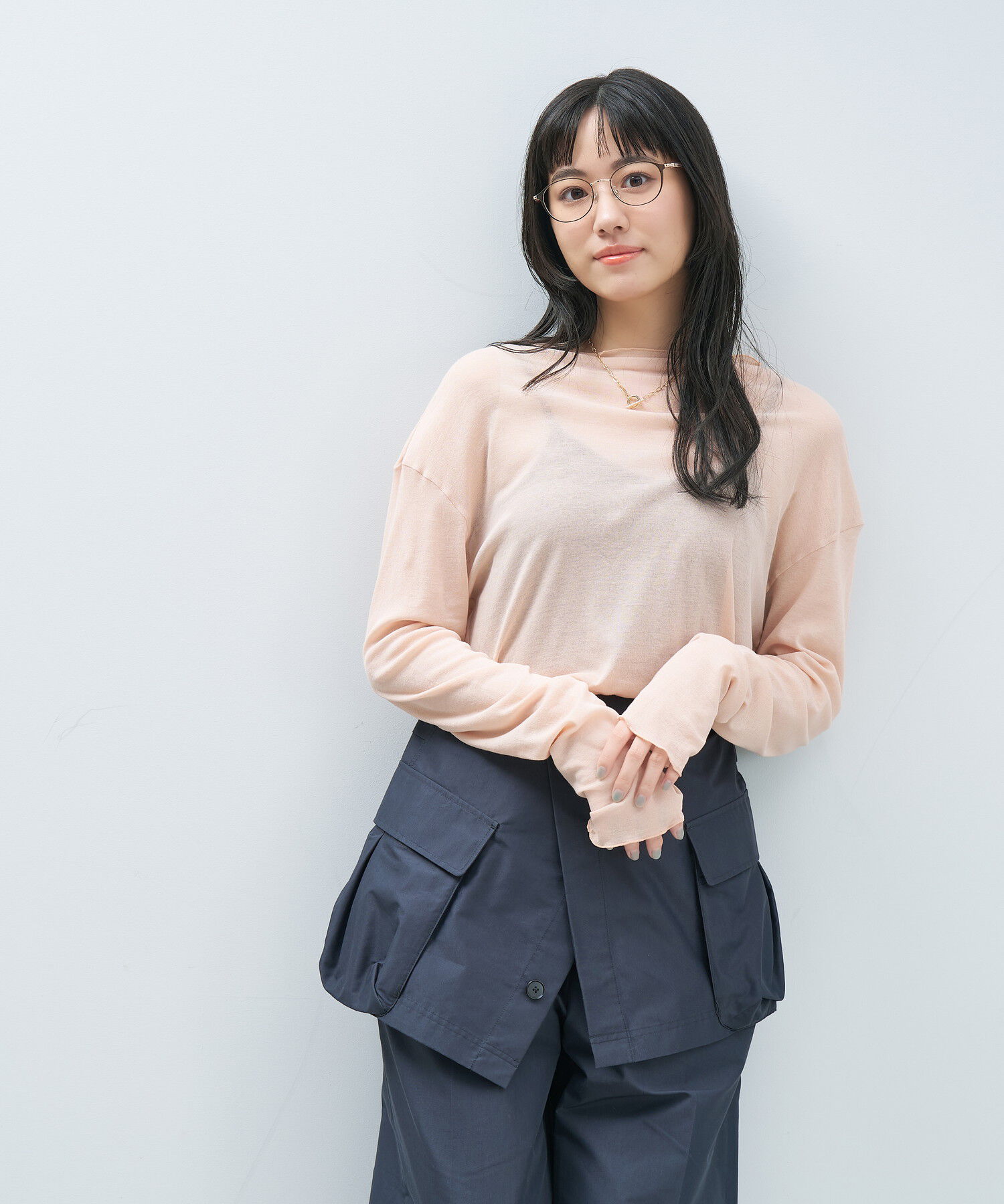  「オーバル型 メガネ｜上品で高級感のある 大人可愛いメガネ フェミニン レンズ交換券付き STANDARD MUSE」|メガネ|